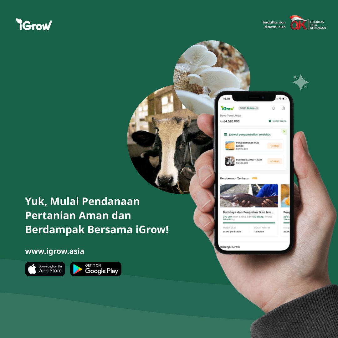 Growers, iGrow versi terbaru sudah rilis nih , yuk lihat apa kata para pengguna yang sudah coba iGrow versi terbaru! #TumbuhBersama