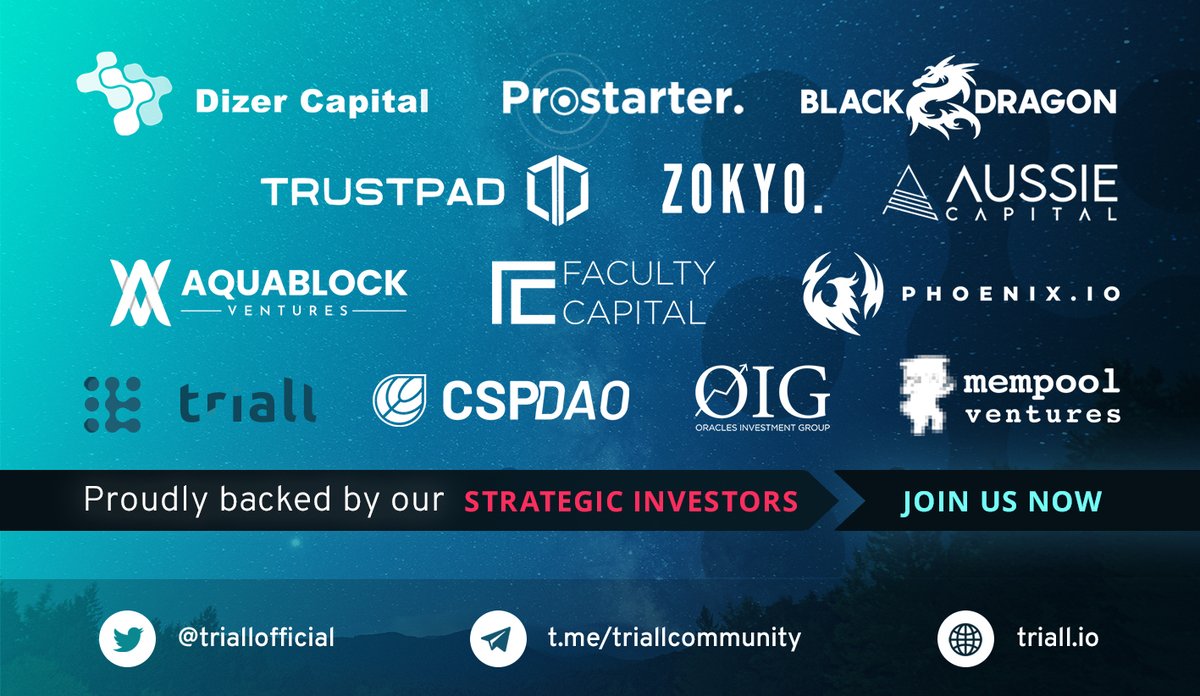 triallofficial's tweet photo. Are you joining our #blockchainforhealth initiative? 

Triall is proudly supported by a diverse and synergetic group of investors that serve as strategic partners to our cause 🤝 

 ❗️Join our $TRL token pre-sale now at https://t.co/Y80dvOVlFu ❗️ https://t.co/3jrgFjWbGF