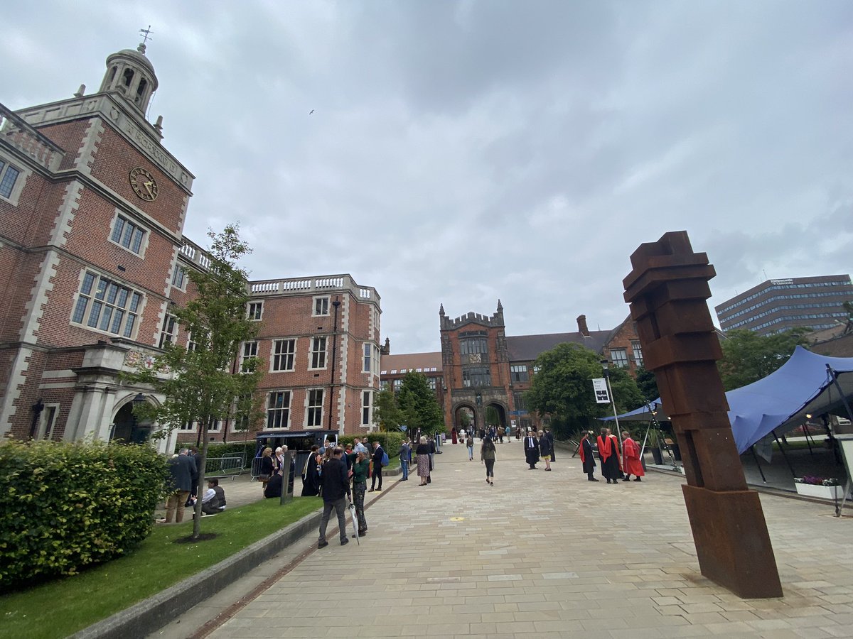 Happy Day and proud moment for graduates. Great to be on campus ☺️