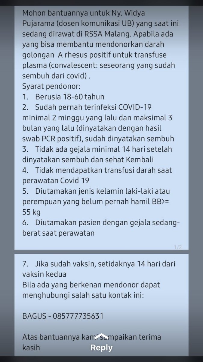 Mohon bantuannya yang lokasinya ada di Malang 🙏🏻