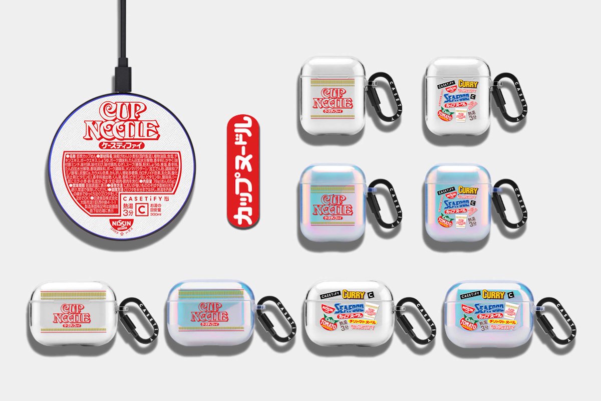 fashionsnap's tweet photo. ケースティファイ×カップヌードルのコラボコレクションが発売。
https://t.co/0WUzRIDBSS https://t.co/S7WALnKutc
