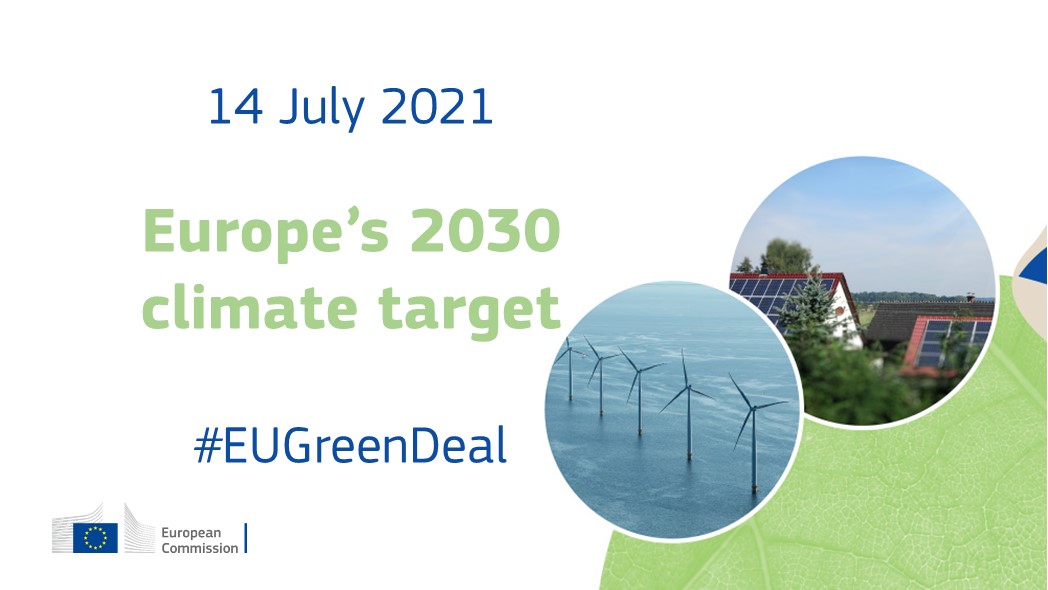 Tomorrow the Commission presents a legislative package to match the ambition of the 🆕 2030 climate target of at least 55% greenhouse gas reduction. #Renewableenergy and #energyefficiency have main parts to play. 
Stay tuned ⚡️!  #EUGreenDeal