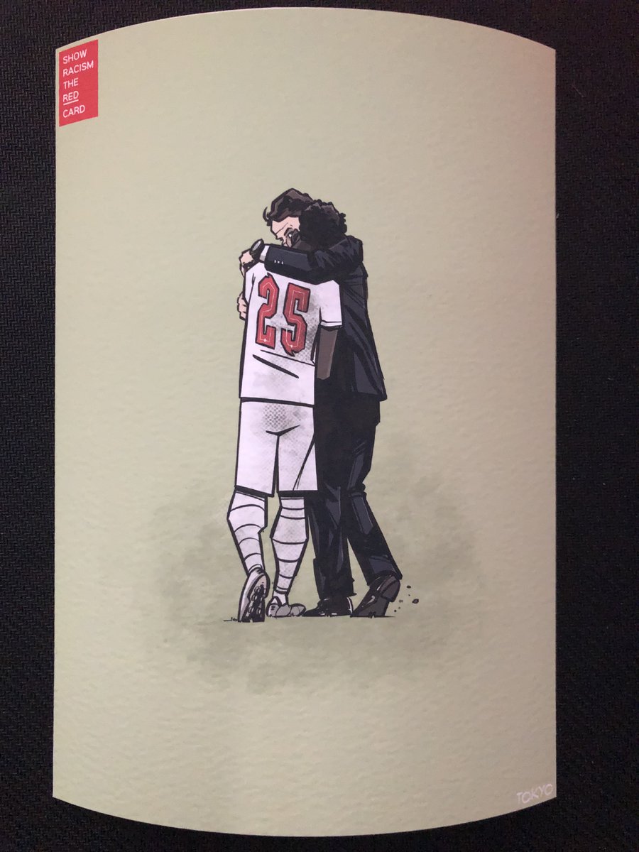 tokyosexwhale's tweet photo. I've teamed up with @SRTRC_England to produce this A5 giclee print. Cost is £14 with £4 going to the anti-racisim charity #ShowRacismtheRedCard 

You can buy your print from: https://t.co/pKskqGU2BN Please do share! https://t.co/j0qEWi0kZK