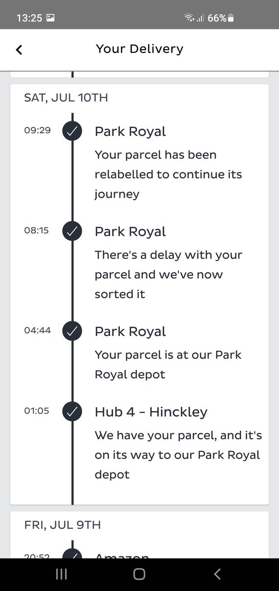 Rob_Geeza's tweet photo. This is not the service I was expecting. Very disappointed #dpdgroup https://t.co/jF7RPV7J5a