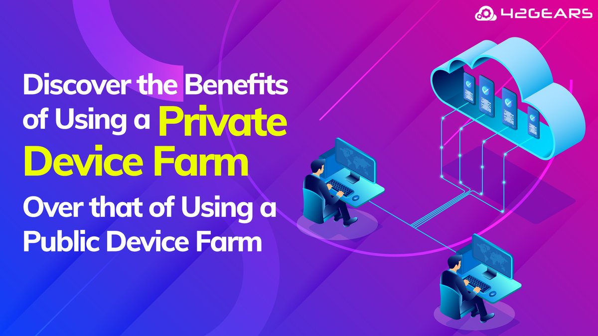 42gears's tweet image. Embrace the future and introduce your DevOps team to the benefits of a private device farm! 
bit.ly/3kgNA7F
#PrivateDeviceFarm #RealDeviceTesting #PrivateMobileAppTestingPlatform #AstroFarm #42Gears