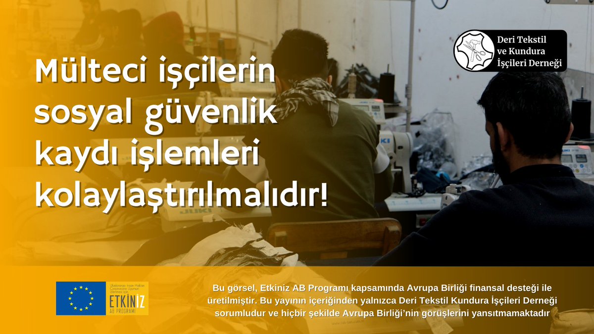 Deri Tekstil ve Kundura İşçileri tweet media