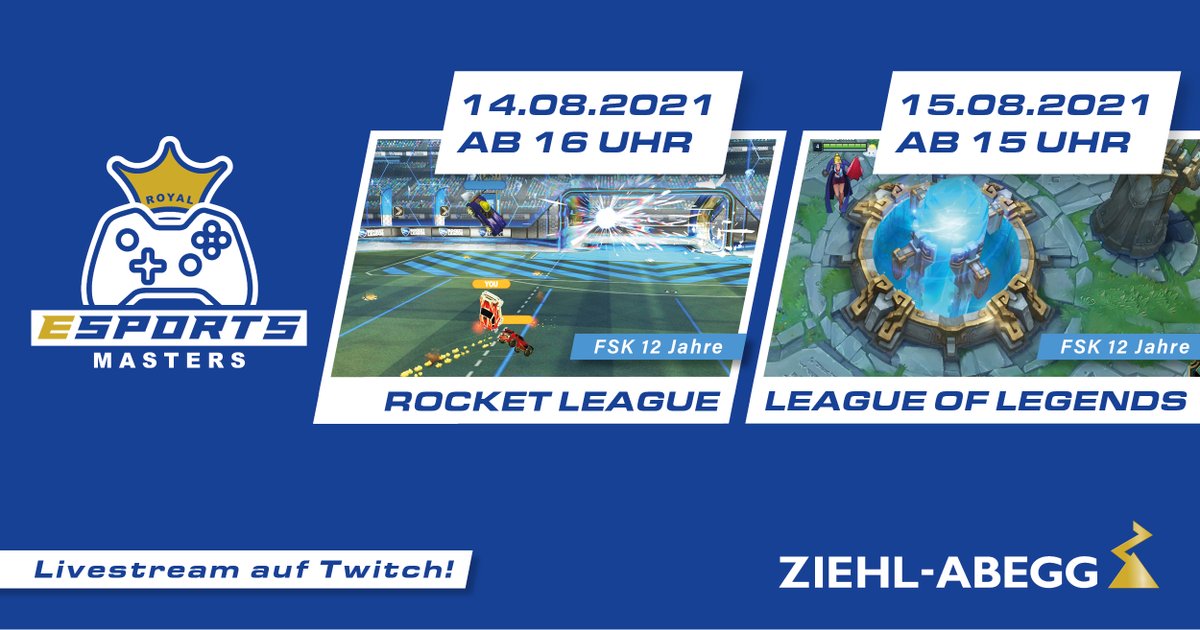ziehlabegg's tweet photo. Vom 14. bis zum 15. August findet unser eSports Turnier statt. Die Teams treten in den Spielen Rocket League und League of Legends gegen einander an. 
Du möchtest mitspielen? 😀
Dann informiere Dich hier: https://t.co/YHBzIWOwEa

#ziehlabegg #rocketleague #Leagueoflegend #eSport https://t.co/m24YIOgSGF
