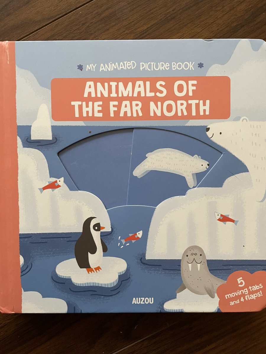 JoleneHansell's tweet photo. This book is more accurately titled, “Animals of the Far North &amp; One Very Lost Penguin”. 

@AuzouPublishing 

#stayinschool #geography https://t.co/fsD2390Zfw
