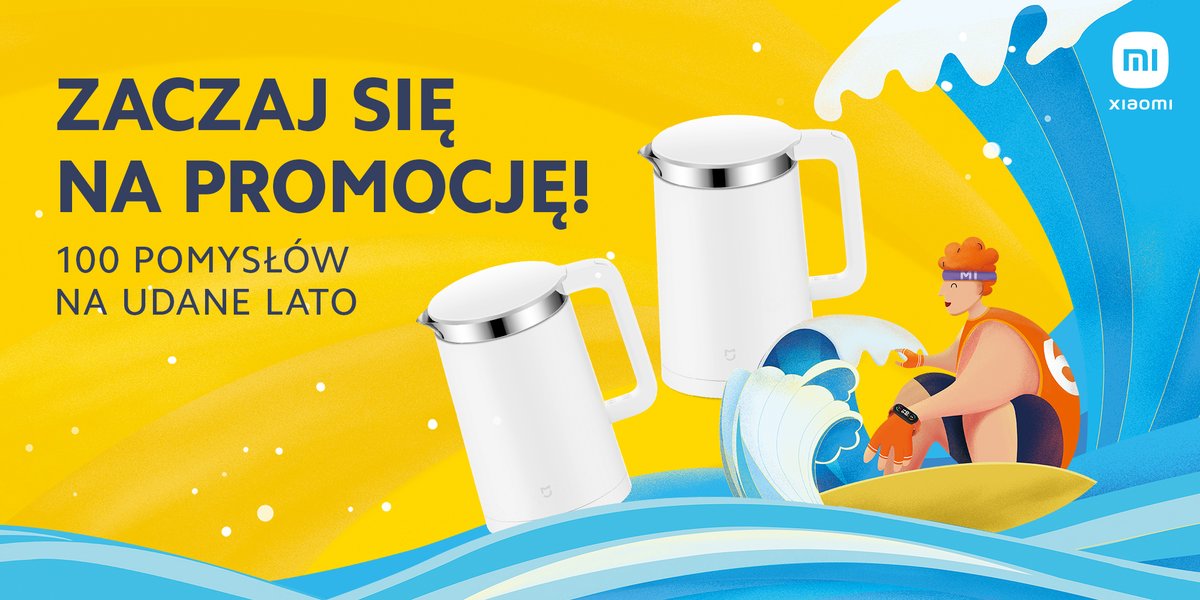 XiaomiPL's tweet photo. To miłe uczucie, gdy po powrocie do domu czeka na Ciebie gorąca woda idealna na zieloną herbatę lub do zaparzenia kawy. Z #MiSmartKettlePro ustawisz odpowiednią temperaturę wody, a także utrzymasz ją nawet przez 12 godzin ⏱️ https://t.co/04jCDGu0S2