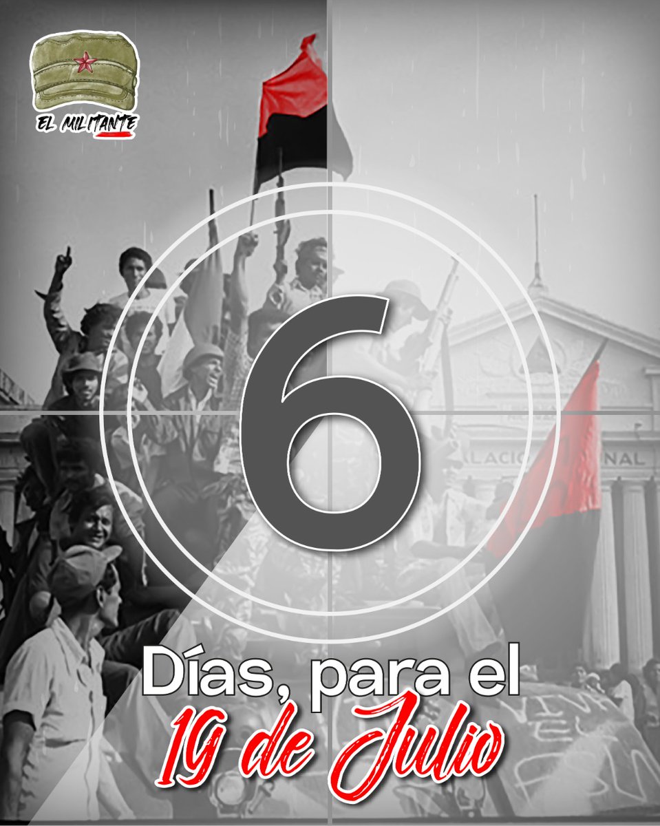 #13Julio En #Nicaragua siempre será 19 de Julio ❤️🖤✌️🇳🇮 #JulioCaminosDeVictorias