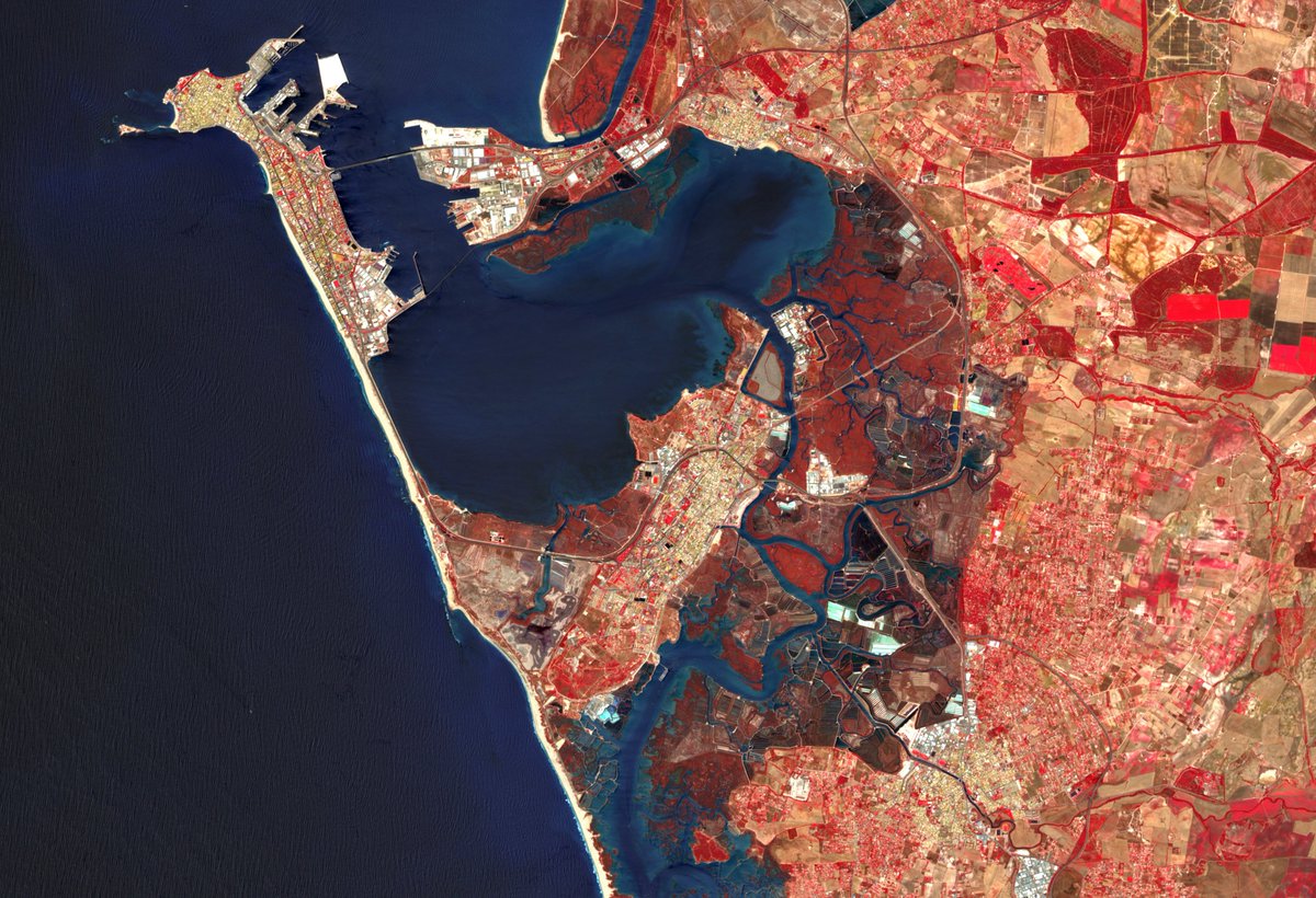 IGNSpain's tweet photo. #NuevaImagen ❓¿Qué lugares aparecen en esta imagen capturada por el satélite #Sentinel2 de @CopernicusEU el 5 de julio de 2021?🛰🇪🇺

📲¡Anímate a responder!👇💬

©️ Unión Europea, contiene datos modificados de Copernicus Sentinel 2021, procesados por el @IGNSpain 

#EUSpace https://t.co/CuISQW82DT