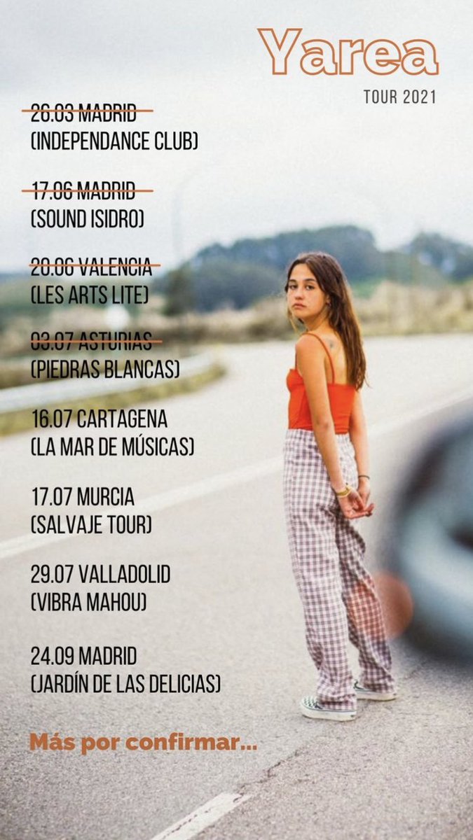 YareaNews's tweet photo. Seguimos! Este fin de semana doblete en Murcia🤘🏼💖
Sumamos más fechas al cartel y aún quedan más por confirmar😏 https://t.co/MFdhbtZ7ew
