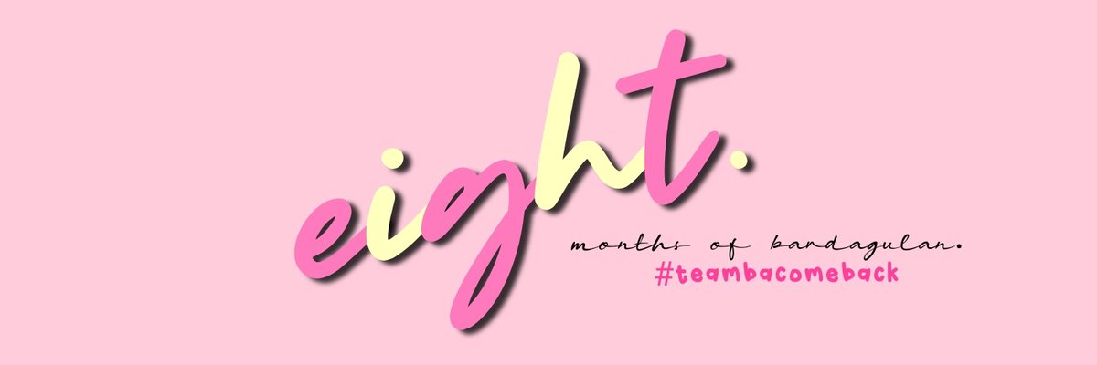 TTEAMBA's tweet photo. —
happy eight months of friendship ✨ kahit na nakalimutan natin na araw pala natin ngayon 😬  love you, guys! simpleng salo salo muna ha. off duty yata editor e ngi https://t.co/b0YjmHD0lE