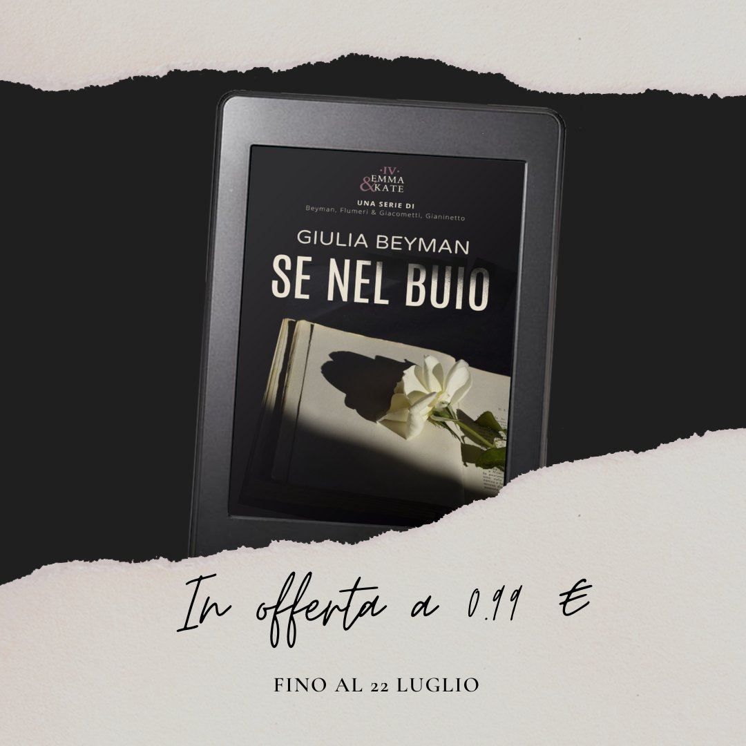 giuliabeyman's tweet photo. Per festeggiare l'imminente uscita del nuovo romanzo della serie #EmmaeKate SE NEL BUIO sarร in #offerta, nel formato #ebook, a 0.99 โฌ (meno di un caffรจ ๐) fino al 22 luglio โค๏ธ๐ฅฐ
https://t.co/seaC8l5Omn
#promo #kindle #leggere #gialli
#serie #LagodiComo https://t.co/4sFOibZmOa
