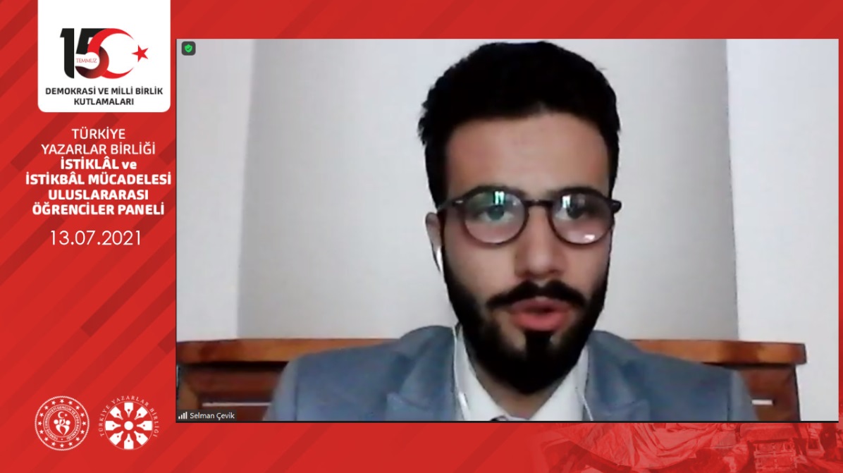 “Halkımızın iradesi hain darbecileri durdurdu”

Yazarlar Birliği Genel Başkanı, ASBÜ Rektörü Prof. Dr. Musa Kâzım Arıcan’ın açılış konuşması ile başlayan “İstiklâl ve İstikbâl Mücadelesi Uluslararası Öğrenciler Paneli” iki oturumla tamamlandı.

tyb.org.tr/halkimizin-ira…
