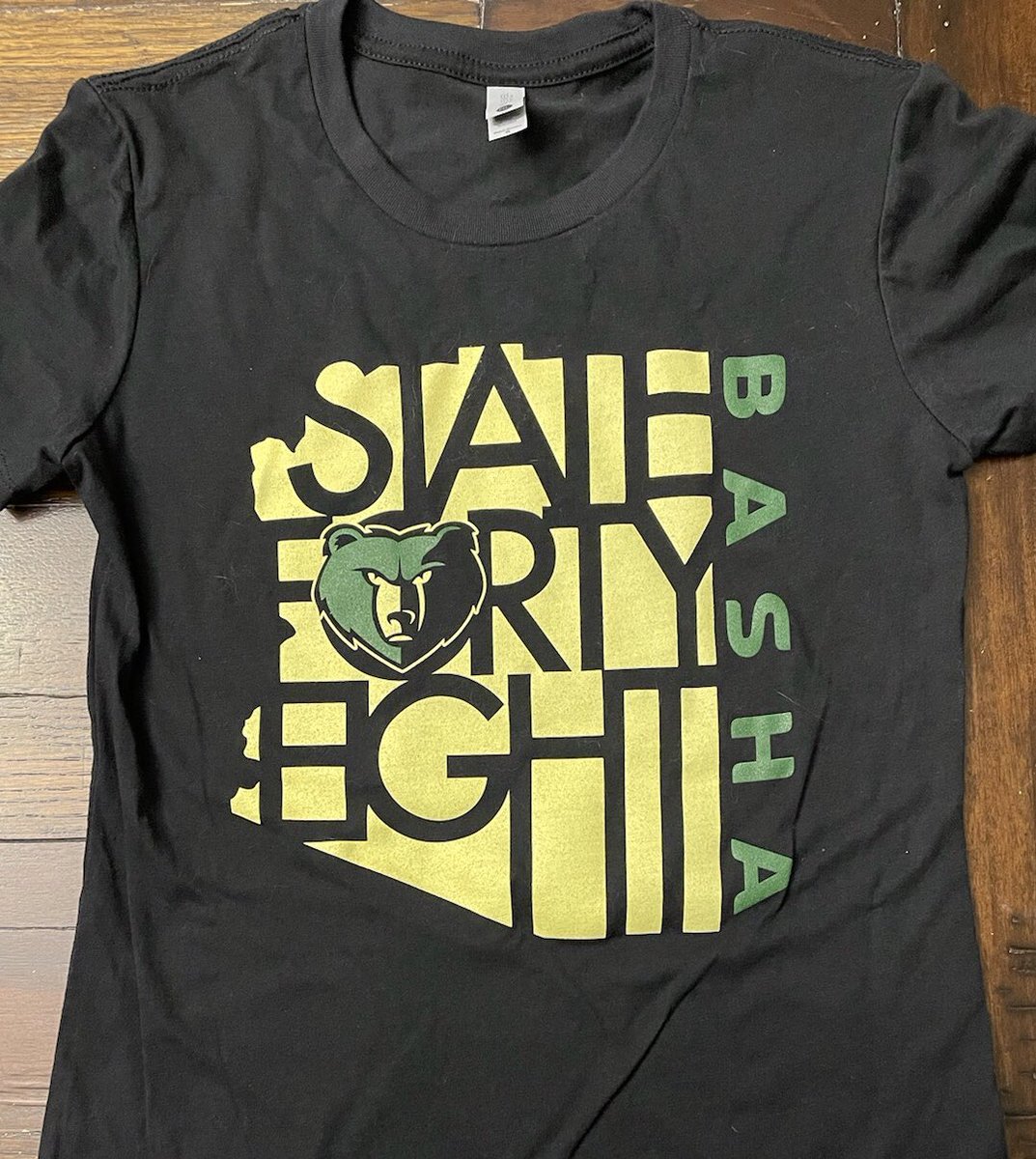 Basha Bears! 🐻 Show your school spirit with a <a href="/StateFortyEight/">StateFortyEight</a> shirt! Available in Men’s and Women’s sizes-$25 Pay through Venmo @Basha-XC or cash. Available at Bear Down Days! <a href="/basha/">Bhasha</a>bearnation <a href="/BashaAthletics/">Basha HS Athletics</a>