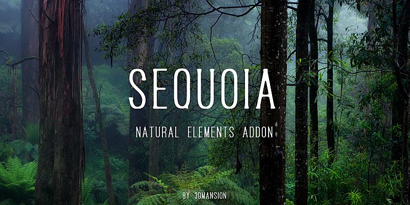 superhivemarket's tweet image. Create Nature in Seconds! Sequoia allows you to create natural landscapes with the click of a button. It combines together a vast asset library and the power of the Blender particles system. All packed in one clean and intuitive user interface. blendermarket.com/products/sequo…