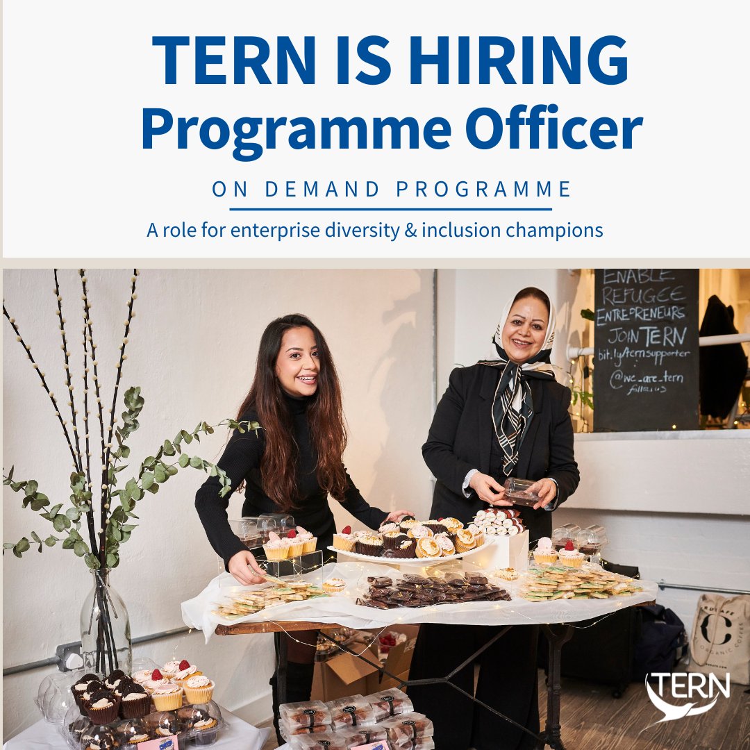 TERNrefugee's tweet image. WE&apos;RE HIRING! 👋

We&apos;re excited to share that we&apos;re hiring a Programme Officer to join our Enterprise Team. If you have hands-on business experience &amp;amp; love to deliver bespoke, one-on-one advice, this role is for you! 

Apply: bit.ly/ternondemandro…