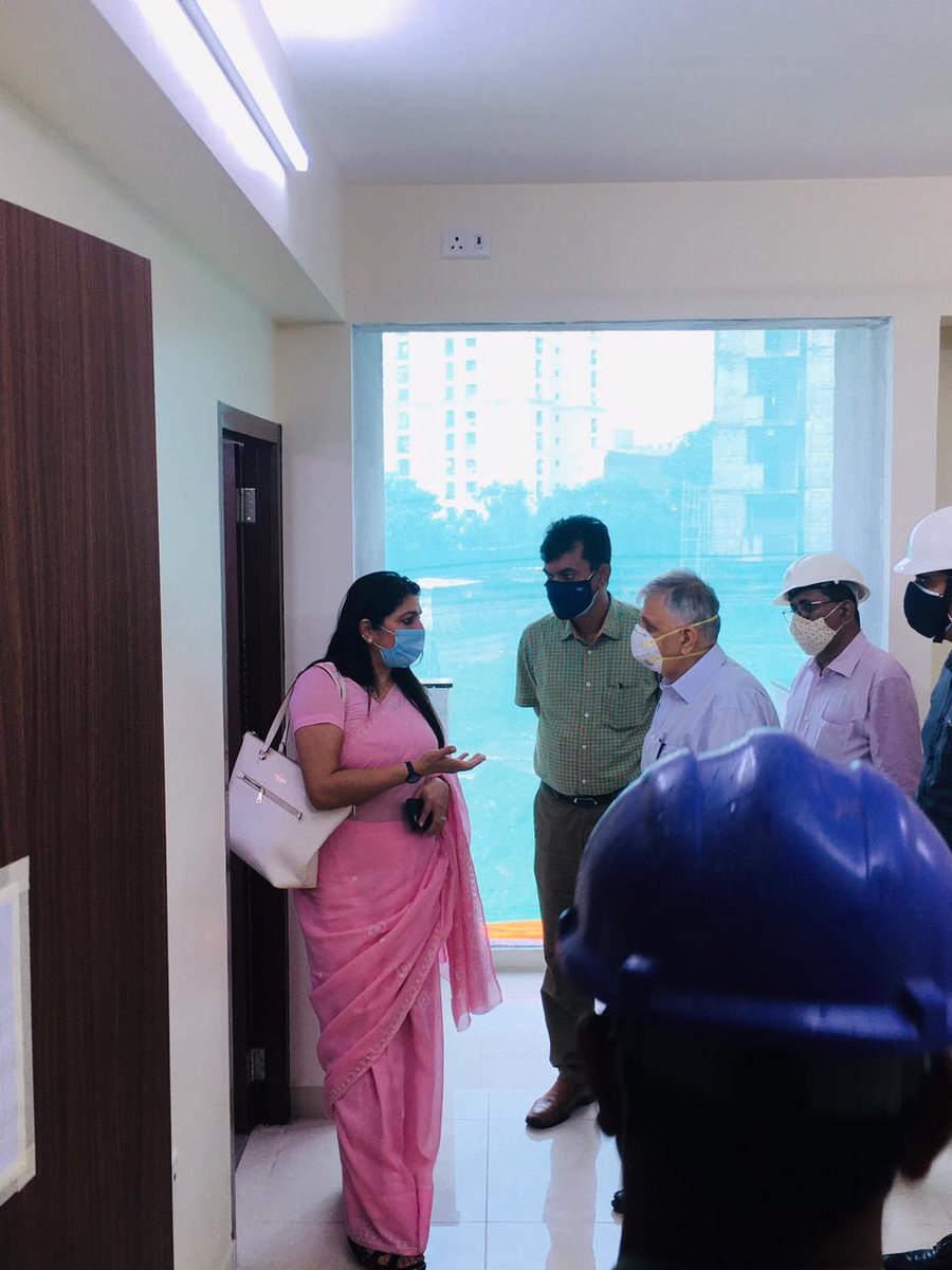 cgstraigad's tweet photo. Ms. MANPREET ARORA, The Commissioner, CGST &amp; CEx Commissionerate, Raigad has visited the the project site of "Construction of 187 Quarters at Plot 16, Sector-7, Kharghar, Navi Mumbai" on 13/07/2021 to review the progress of construction work.@cbic_india @cgstmumbaizone https://t.co/VVSXt4djyL
