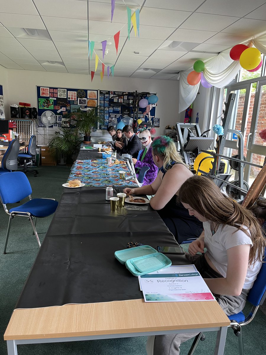 Our #DofE Bronze &amp; Silver celebration is well under way. A huge Thanks to <a href="/SteveE_Derwen/">Steve Evans - Derwen</a> <a href="/liam_derwen/">@liam_derwenwalford</a> <a href="/ClaireCramp/">Claire Cramp</a> for taking the lead and inspiring our students to absolutely SMASH their targets. #bubble #covidaware #friends #team #TogetherWeCan <a href="/DerwenCollege/">Derwen College - Post-16 specialist college</a> <a href="/shropshirelive/">Shropshire Live</a>