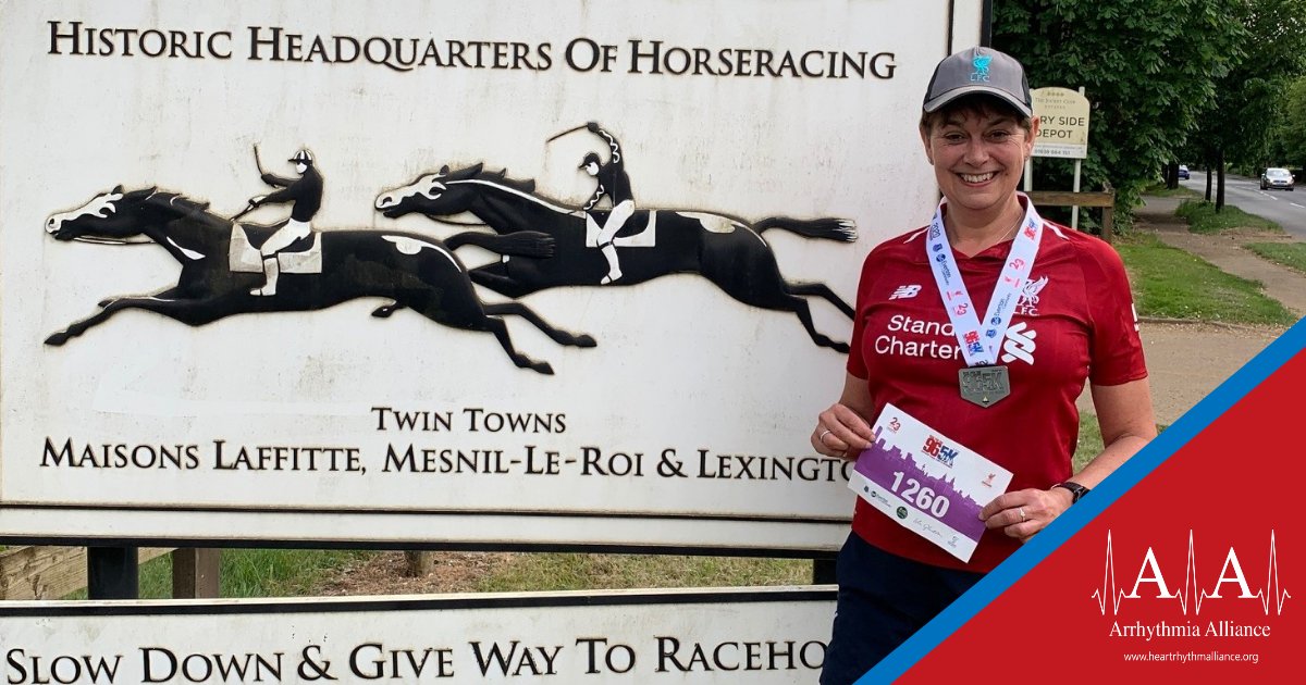 KnowYourPulse's tweet photo. Massive thank-you to Mandy Davis, who is running the #LondonMarathon on 3/10/21 in aid of Arrhythmia Alliance. 

To help reach her fundraising target, and find out why she supports A-A, visit: https://t.co/lYhWWAhPnK https://t.co/bkObowyJdN