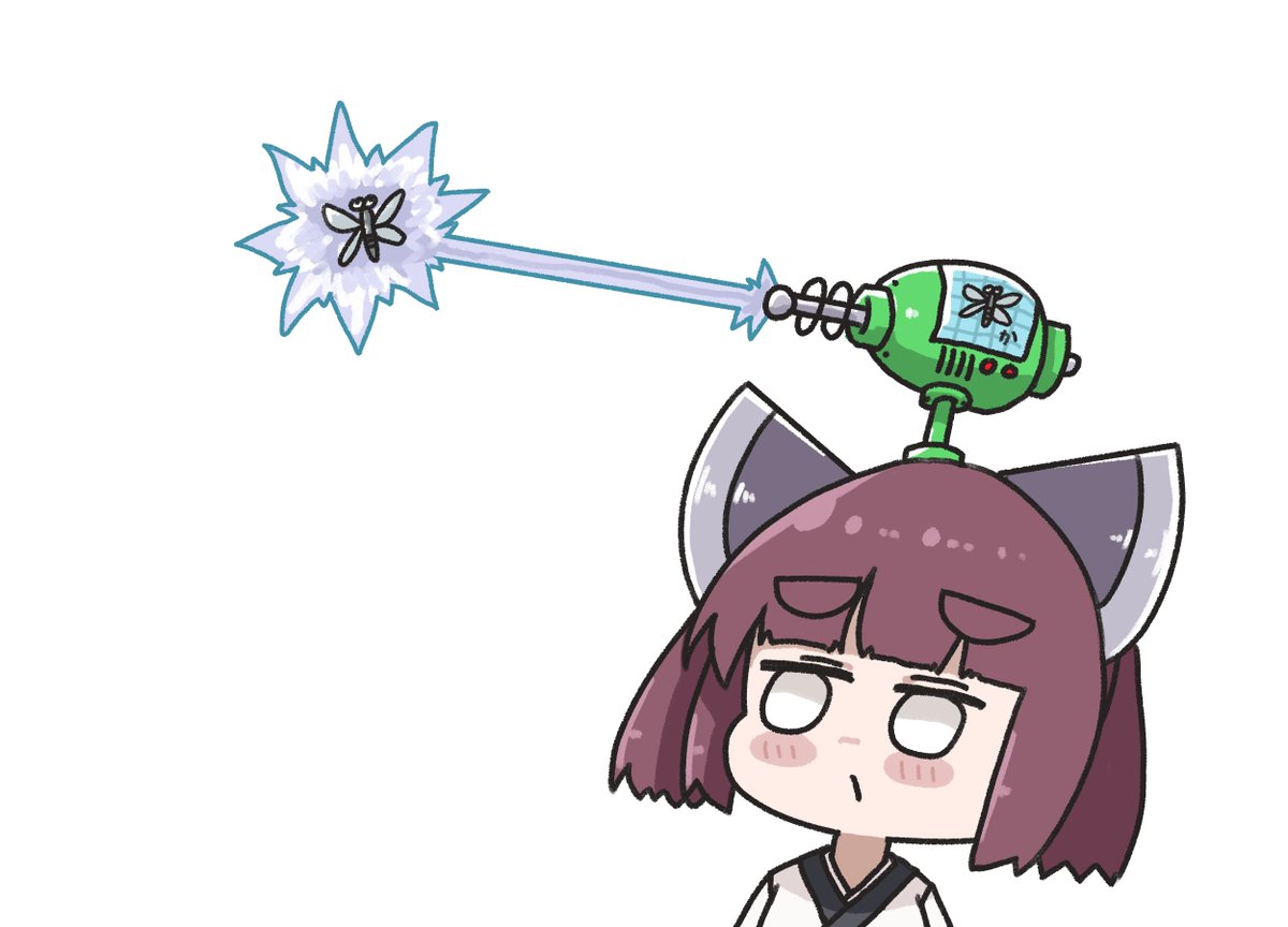 東北きりたん 「自動迎撃装置 」|毛玉猫🍄＠Skeb募集中のイラスト