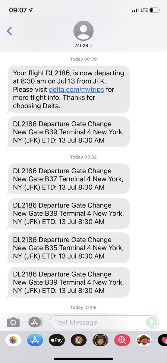 JacksonDela's tweet photo. @Delta still waiting a reply from your team. Would appreciate a response for the delays. https://t.co/FcO4SGz0F3