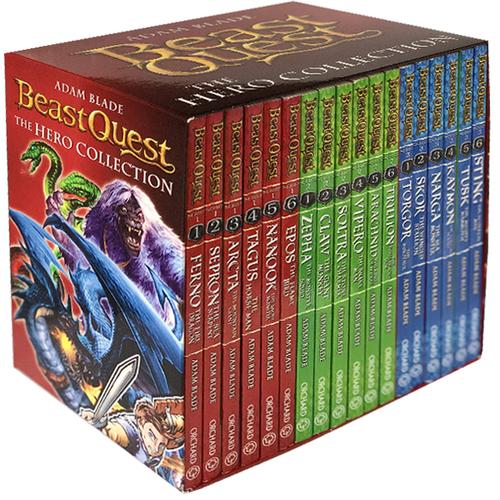 snazal's tweet photo. Beast Quest The Hero Collection 18 Books Box Set Series 1 - 3 By Adam Blade! £34.99
https://t.co/xHWjImGA7G https://t.co/VJTDKqtcXe