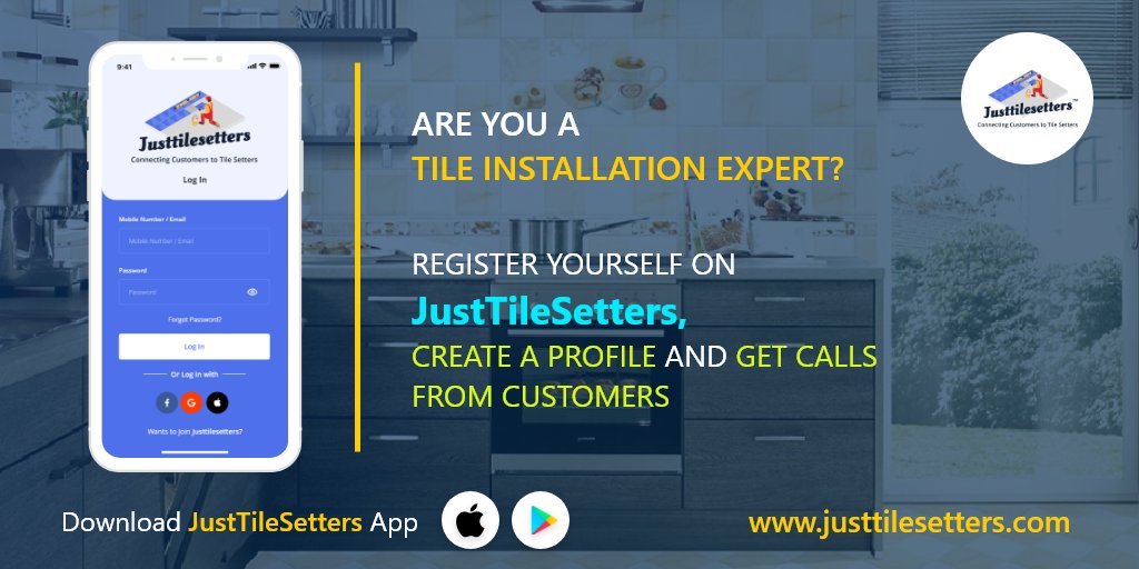 justtilesetters's tweet photo. Are you a tile installation expert? Register on JustTileSetters and get connected to the customers.
Visit https://t.co/BzJGAc4uRQ
#home #homerepairs #homeimprovement #outsourcetilework #justtilesetters #tilecontractor #tilesetters #justtilesettersapp #tileinstalled #tiles https://t.co/907aO1huBx