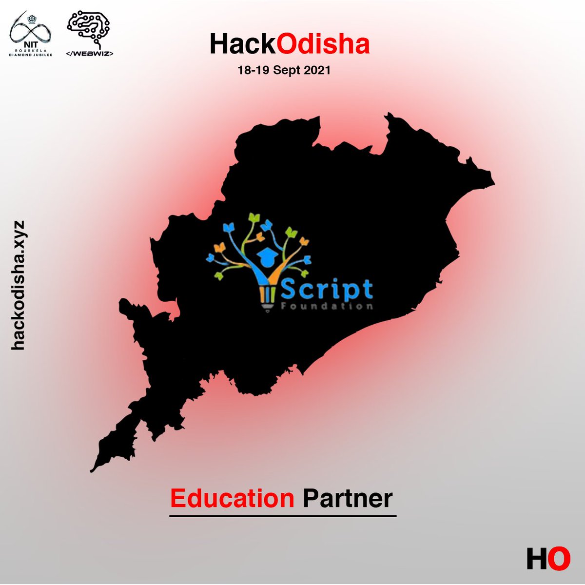 hackodisha's tweet photo. We are glad to have onboard @ScriptFoundati1  as our education partner. Scriptfoundation has played a pivotal role in quenching the inquisitive desires of students. Looking forward!🤩

#hackodisha #Odisha  #webwiz #hackathon2021 #nitrourkela https://t.co/qIQZn8JsKi