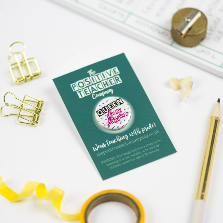 TPositiveTC's tweet photo. Teacher Badges. Great for fun and a little extra team spirit! https://t.co/omB47YdDmr #Morale #Banter #TeamBadges #YearGroupSpecific #SubjectSpecific https://t.co/n7ZIQEG663
