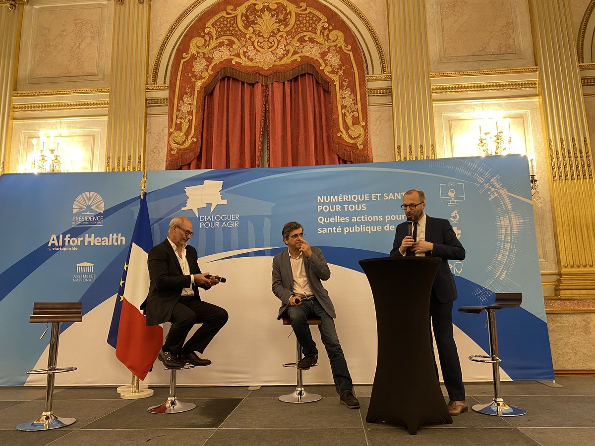 <a href="/aiforhealthfr/">AI for Health #aiforhealth</a> la suite du débat avec <a href="/vincentmarechal/">Vincent Maréchal</a> et <a href="/RobertBarouki/">Robert Barouki</a> qui soulignent l’importance de la compréhension de l’exposome, l’ensemble des facteurs environnementaux auxquels est exposé un organisme vivant et qui influencent son état physiologique.