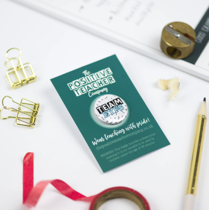 TPositiveTC's tweet photo. Teacher Badges. Great for fun and a little extra team spirit! https://t.co/omB47YdDmr #Morale #Banter #TeamBadges #YearGroupSpecific #SubjectSpecific https://t.co/QrD1JLKvUp