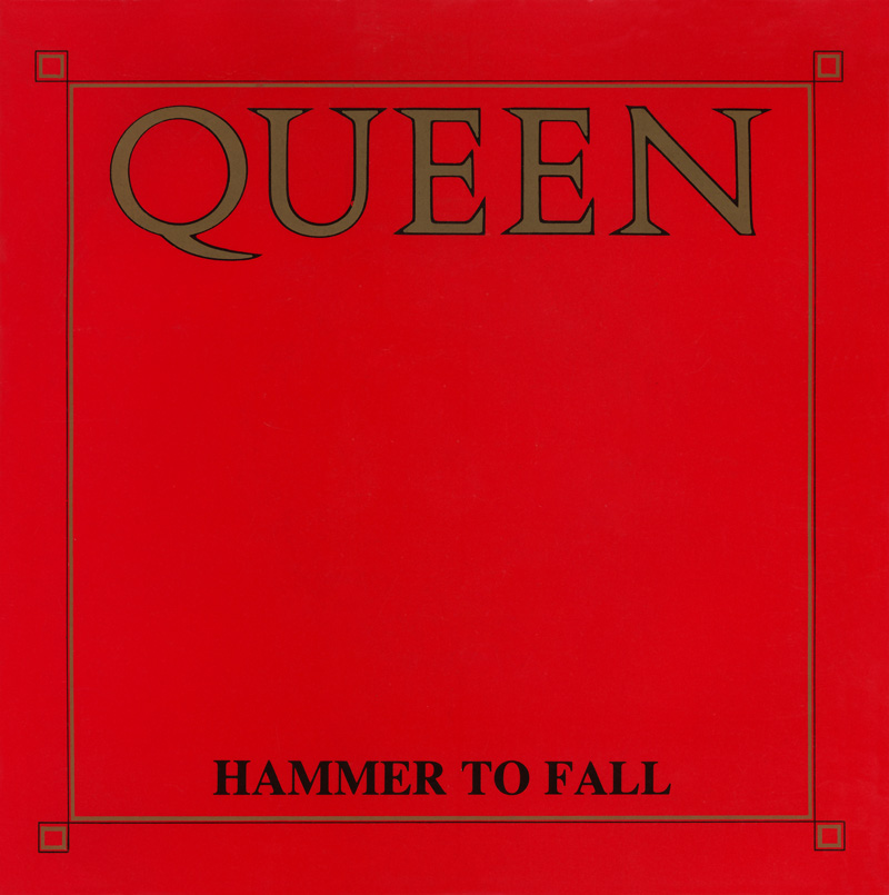 Happy 74th birthday to Queen\s Brian May.

This is \Hammer To Fall\ by Queen, released by EMI in 1984. 