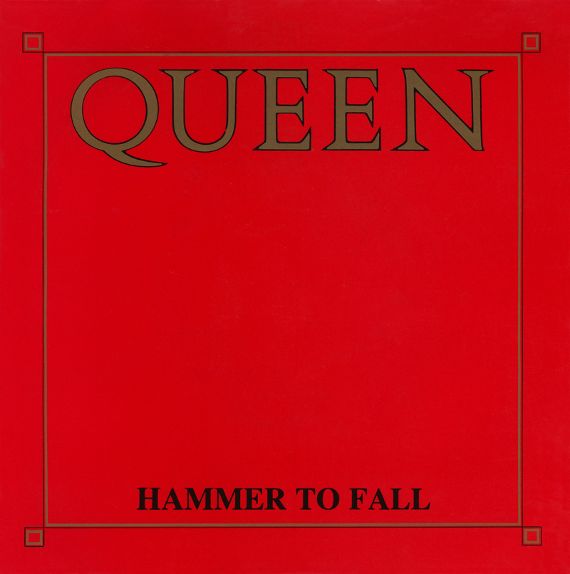 Happy 74th birthday to Queen\s Brian May.

This is \Hammer To Fall\ by Queen, released by EMI in 1984. 