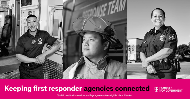 fashion101ny's tweet photo. First responders now get a 5G device on us with our new #ConnectingHeroes rate plans. Because when lives are on the line, every second matters. https://t.co/0TO6lG1OYv https://t.co/EgjpTrIcZZ