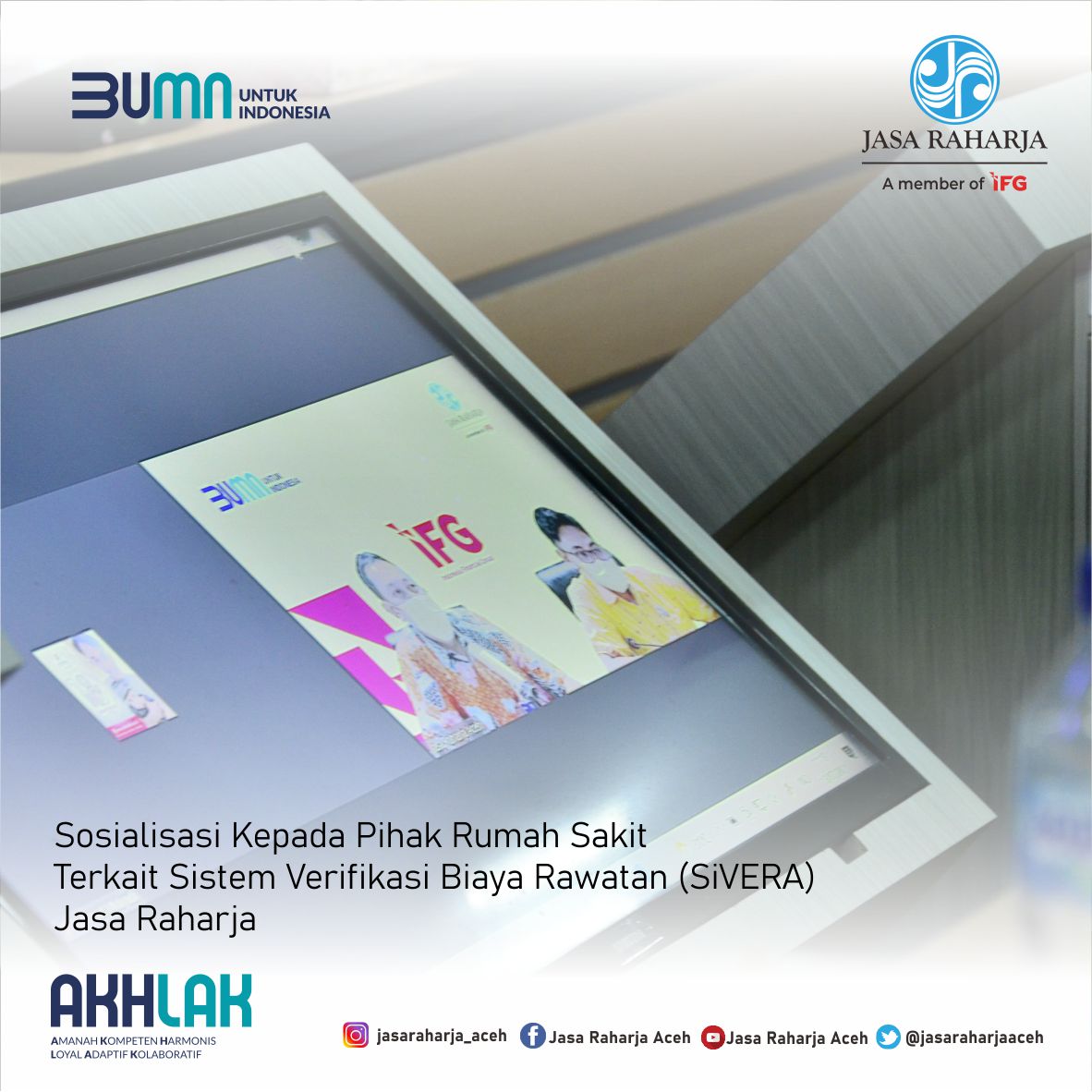 jasaraharjaaceh's tweet image. Hai Jasfren, hari ini Jasa Raharja Cabang Aceh melaksanakan kegiatan Sosialisasi kepada Pihak Rumah Sakit terkait Verifikasi Biaya Rawatan (SiVERA) Jasa Raharja untuk mendukung proses penjaminan terhadap Korban kecelakaan lalu lintas dan Angkutan penumpang.

#SiVERA
#santunan