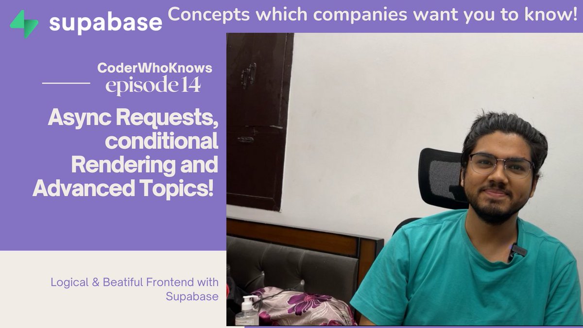 PiyushMehtas's tweet image. Learn Interview regarding advanced ReactJS Topics which companies expect from you, in my video: cutt.ly/QmAZuAA by making a profile page 
#ReactJS #AdvancedReact #Javascript #100daysofCode #Js #react