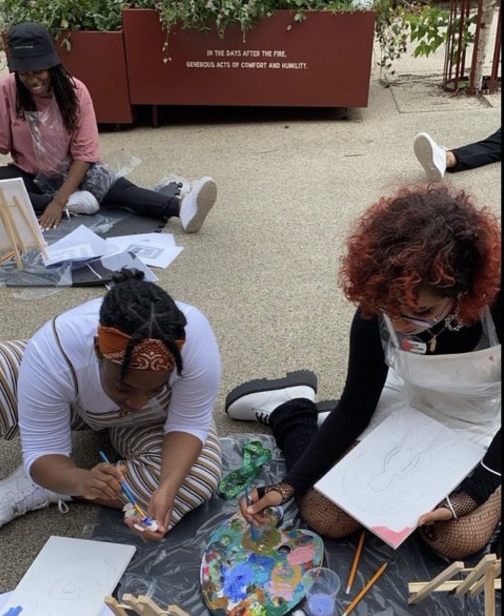 PAINT &amp; CHILL session was a success❗️Thank you <a href="/dulciedavy/">dulcie🪅</a> for coming along, it was amazing 💥