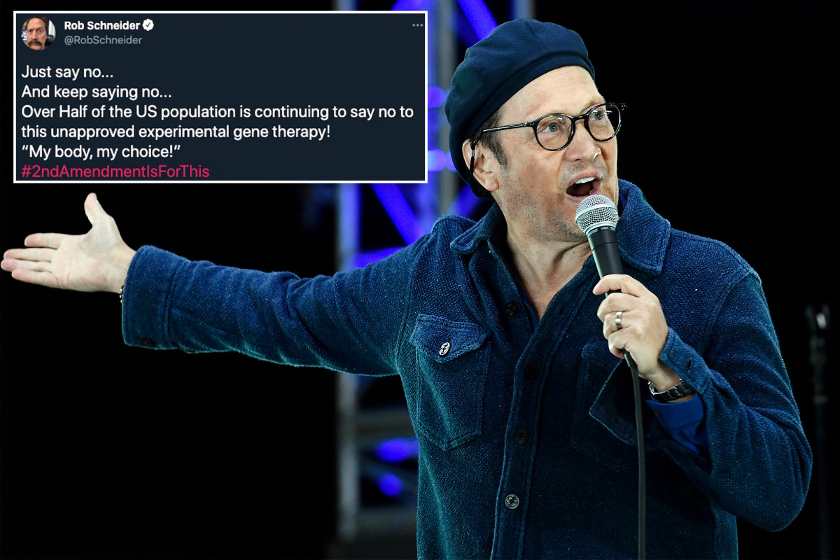 Rob Schneider blasts COVID 19 vaccines 'Just say no'