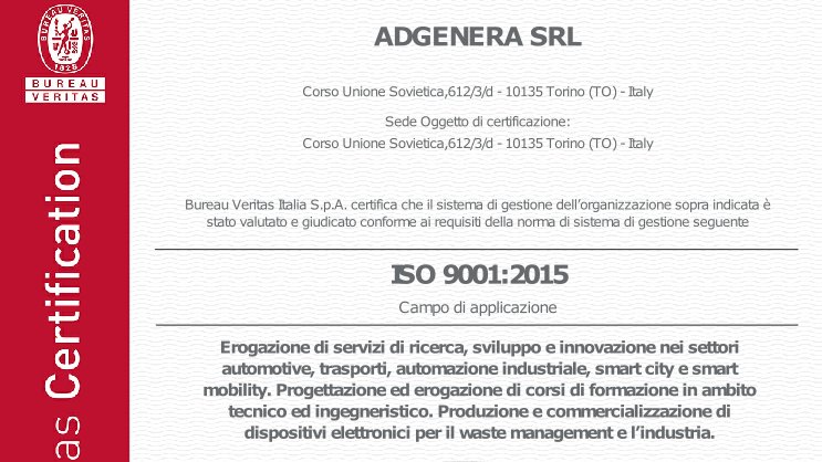 Rinnovo certificazione #iso90012015...con una piccola ma importante novità!
Oltre alla commercializzazione, ci occupiamo anche di produzione di dispositivi elettronici.
Scopri di più!
adgenera.com/download/certi…