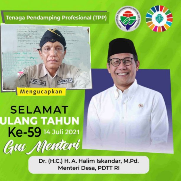 MitroJoko's tweet photo. Sugeng Ambal Warso Gus Menteri yang ke 59,
#SUT59
#TPPJatim
#TPPTrenggalek
@jokowi
@halimiskandarnu
@imansyukri
@malik_haramain
@andry_dewanto
@Mift4hulMunir
@GosBrodhen_73
@shofamubarok1
@hendrijos69
@MitroJoko
@p3md_trenggale https://t.co/rkQDaBJDZp