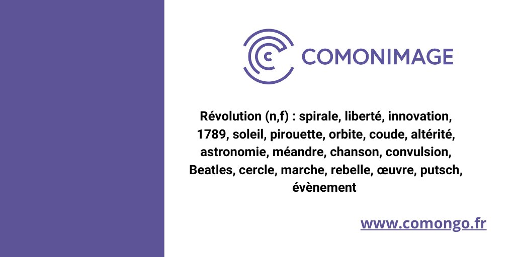 En ce jour de #fêtenationale 🎊, nous avons sollicité notre solution #Comonimage afin de vous offrir les termes et idées associés au mot "Révolution". Dans le monde des #startups, #Revolution rime avec #innovation ! 🏆

#martech #fête #Revolution #14juillet1789 #innovation