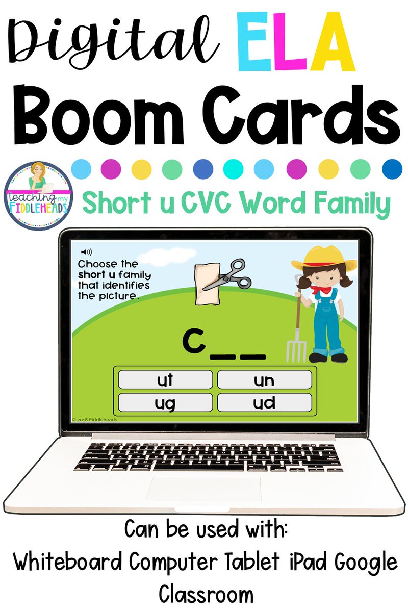 fiddleheadslove's tweet photo. Looking for a way to help students practice short u words? This deck is designed for students needing additional support for learning how to break apart and blend sounds to form words.   

https://t.co/YXgTQIhghV https://t.co/iIhSW2eKJS