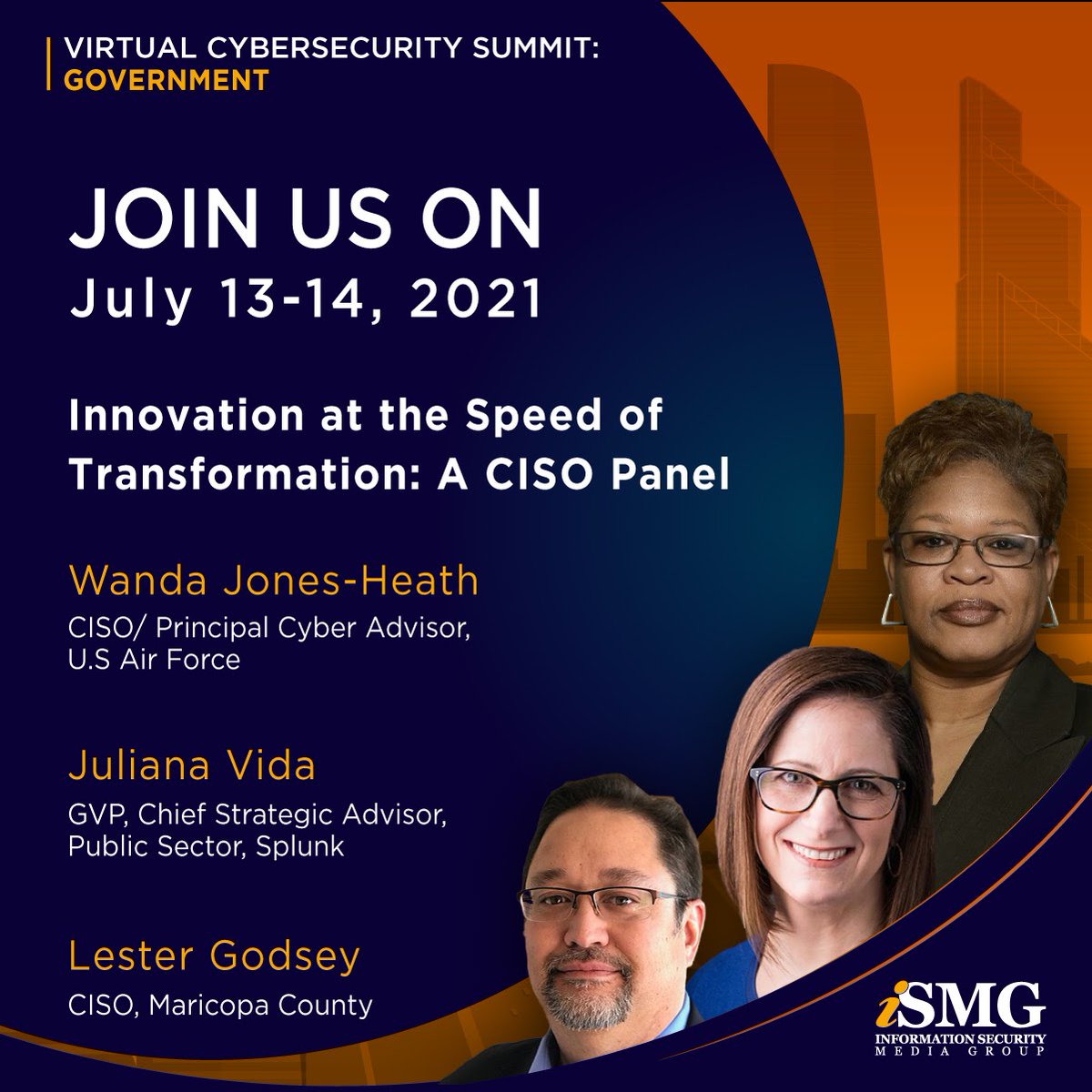 Have plans at 11am ET? Now you do. Tune in to the <a href="/ISMG_News/">ISMG Network News</a> Virtual Cybersecurity Summit to hear from <a href="/splunk/">Splunk</a>’s <a href="/JulianaRVida/">JulianaV</a> and other cybersecurity pros in the #PublicSector. That’s right — save your spot here: splk.it/3k8IIkT #SplunkSecurity #ISMGSummits