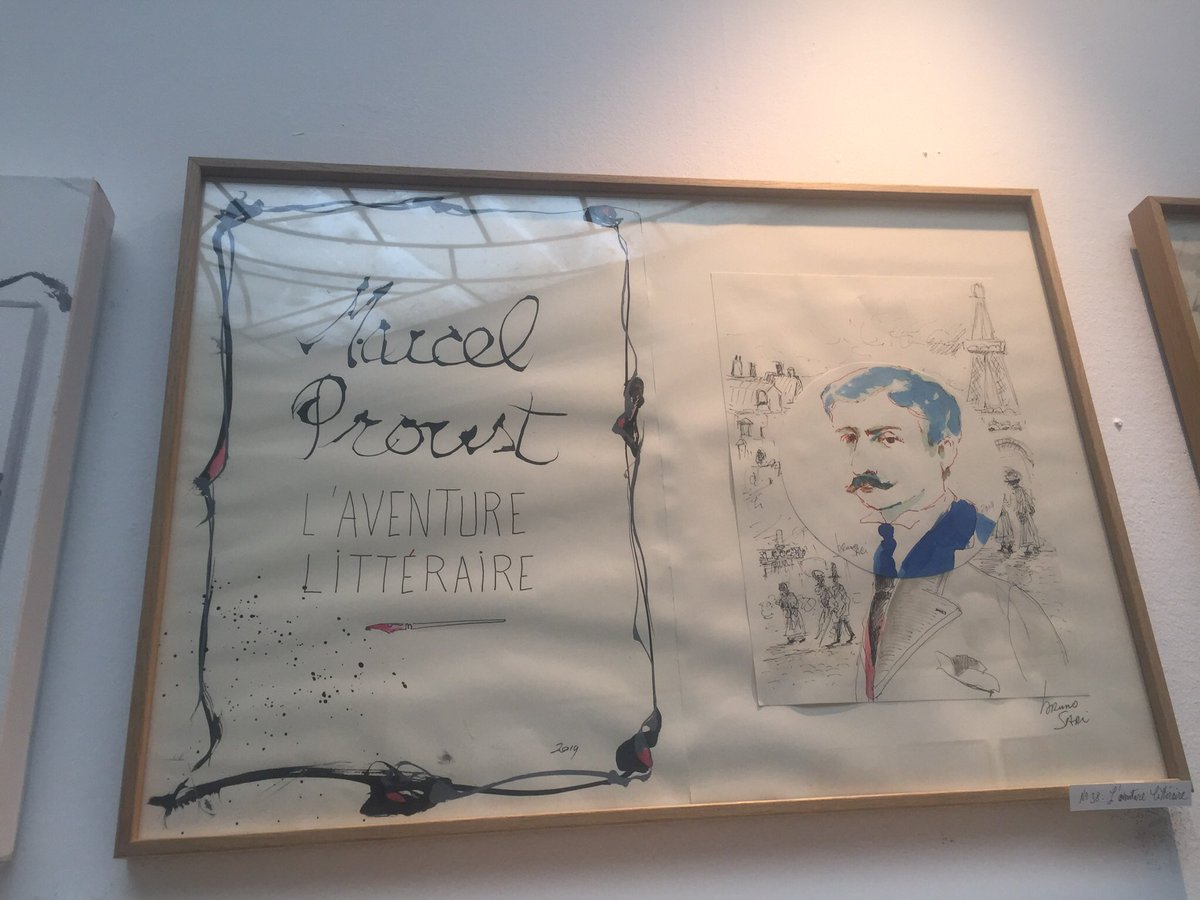 CeciliaJ17's tweet photo. Exposition gratuite de Bruno Sari à Trouville-sur-Mer : Marcel Proust, l’aventure littéraire. Courte mais charmante. Jusqu’au 19 septembre 2021, du lundi au vendredi, de 9h30 à 12h et de 13h30 à 17h. #vacances2021 #vacancesennormandie #vacancesenfrance #expositiongratuite https://t.co/0672HxySE5
