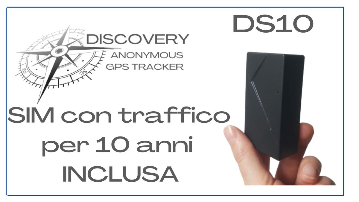YouSpyit's tweet photo. Discovery GPS
https://t.co/EXKn5m4Grz
SIM con traffico per 10 anni INCLUSA
Protezione Anonimato in caso di ritrovamento
#gps #investigatore #13luglio https://t.co/d7JaTpEhrw