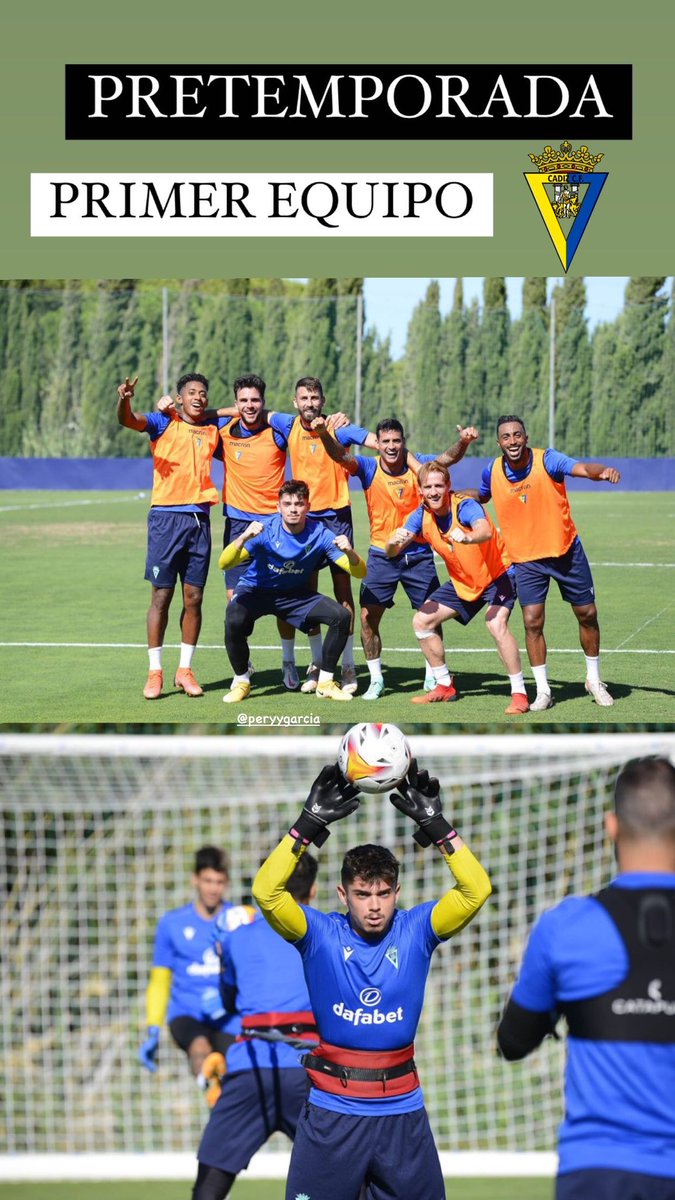A seguir trabajando PERY 🧤🔒
#Pretemporada #PrimerEquipo #Cádizcf #Tengoalsport