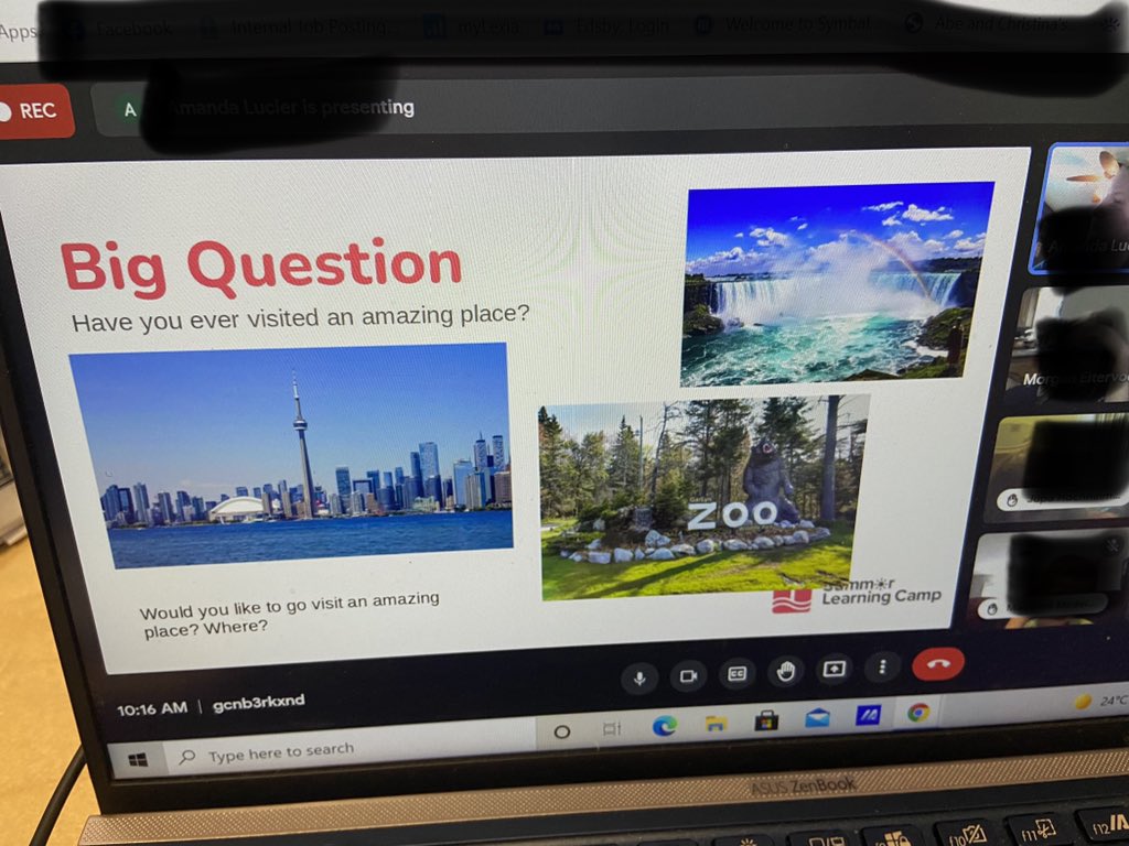 Have you ever been to an amazing place??  S says “yes, Chucky Cheese!”  #summerlearning. #sccdsb