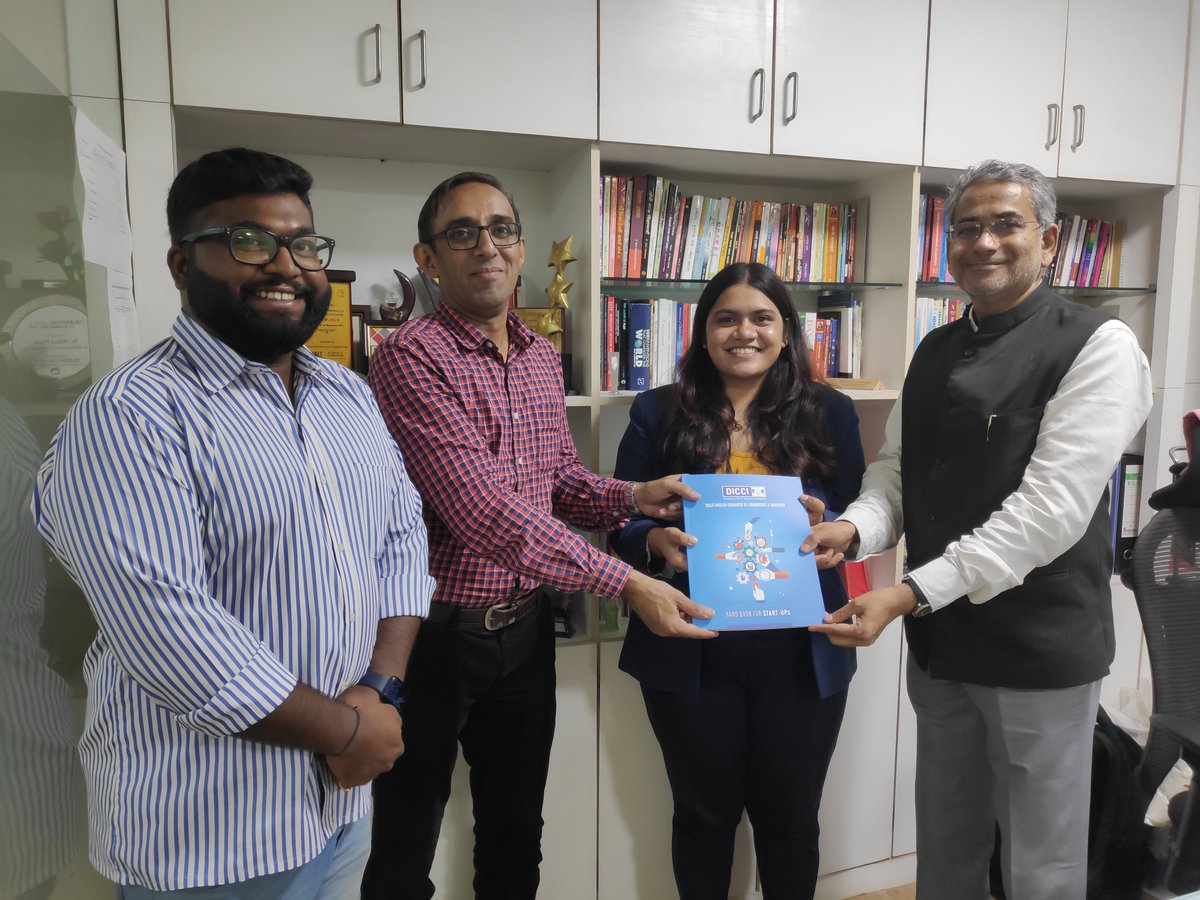 mit_tbi's tweet photo. We thank @KambleMaitreyee of @DICCIorg for visiting our office at @MITWPUOfficial and meeting our Pro VC Dr. Milind Pande and MIT TBI CEO Dr. Abhijit Sathe. We shall continue to support the great work  DICCI is doing in spreading spirit of #Entrepreneurship among youth of India! https://t.co/wDsuHMI4XV